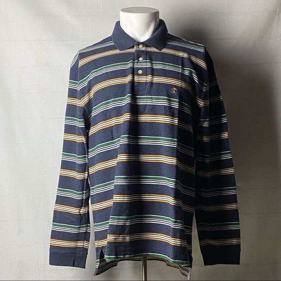 Other - Vintage Striped Polo Long Sleeve shirt